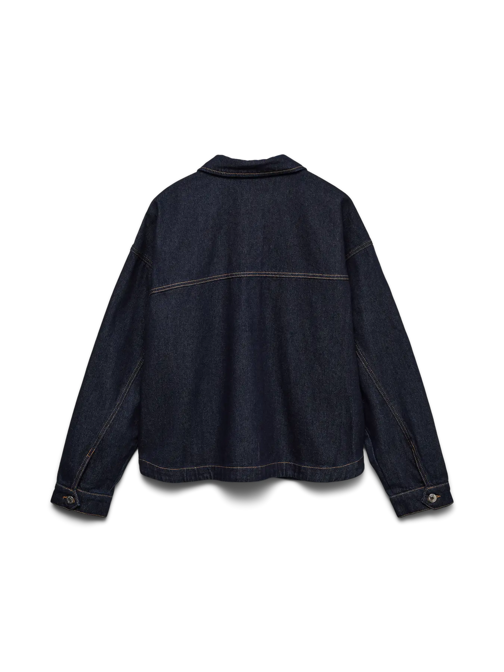 VMJAMIE LS DENIM SHACKET DBD RINSE