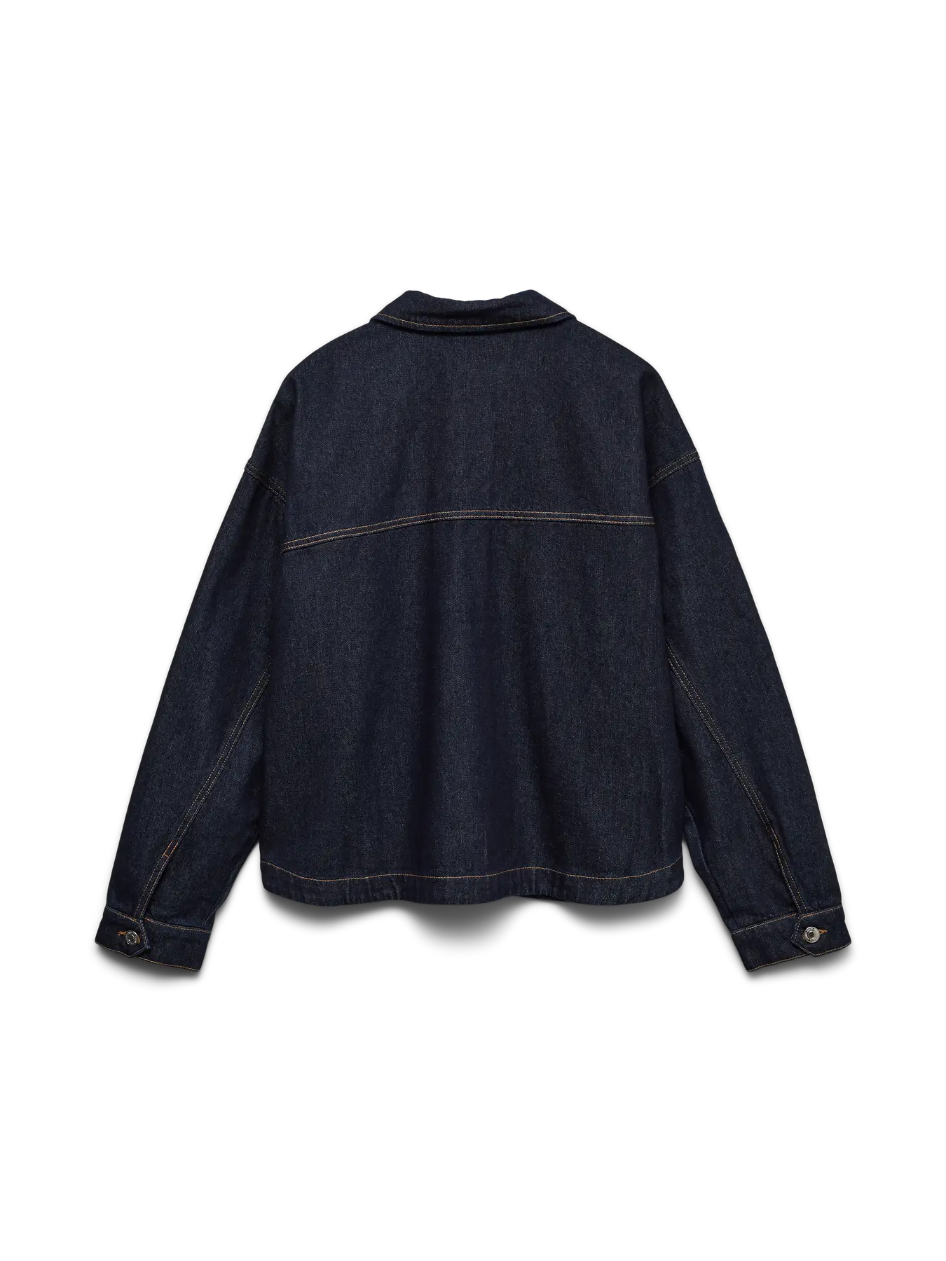 VMJAMIE LS DENIM SHACKET DBD RINSE