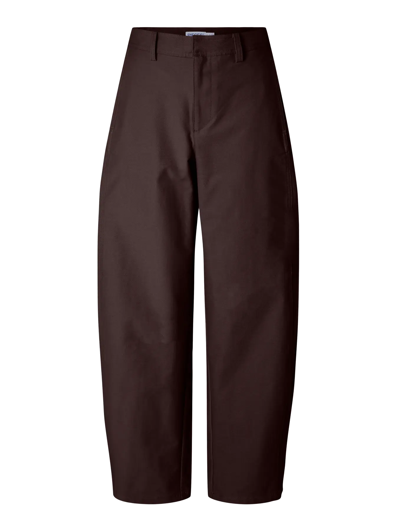 PCRIKKE HW BARREL PANTS HOT FUDGE
