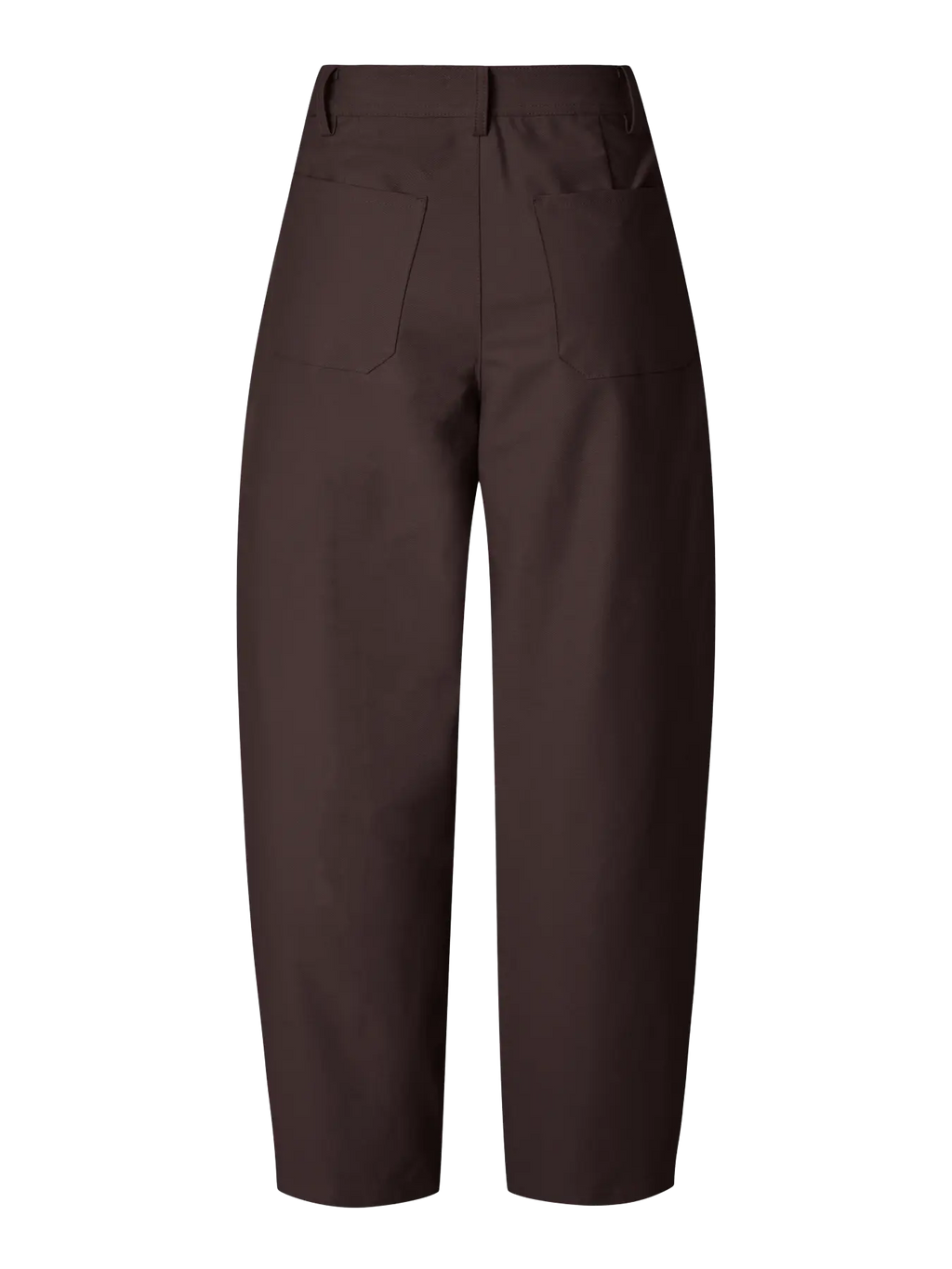 PCRIKKE HW BARREL PANTS HOT FUDGE