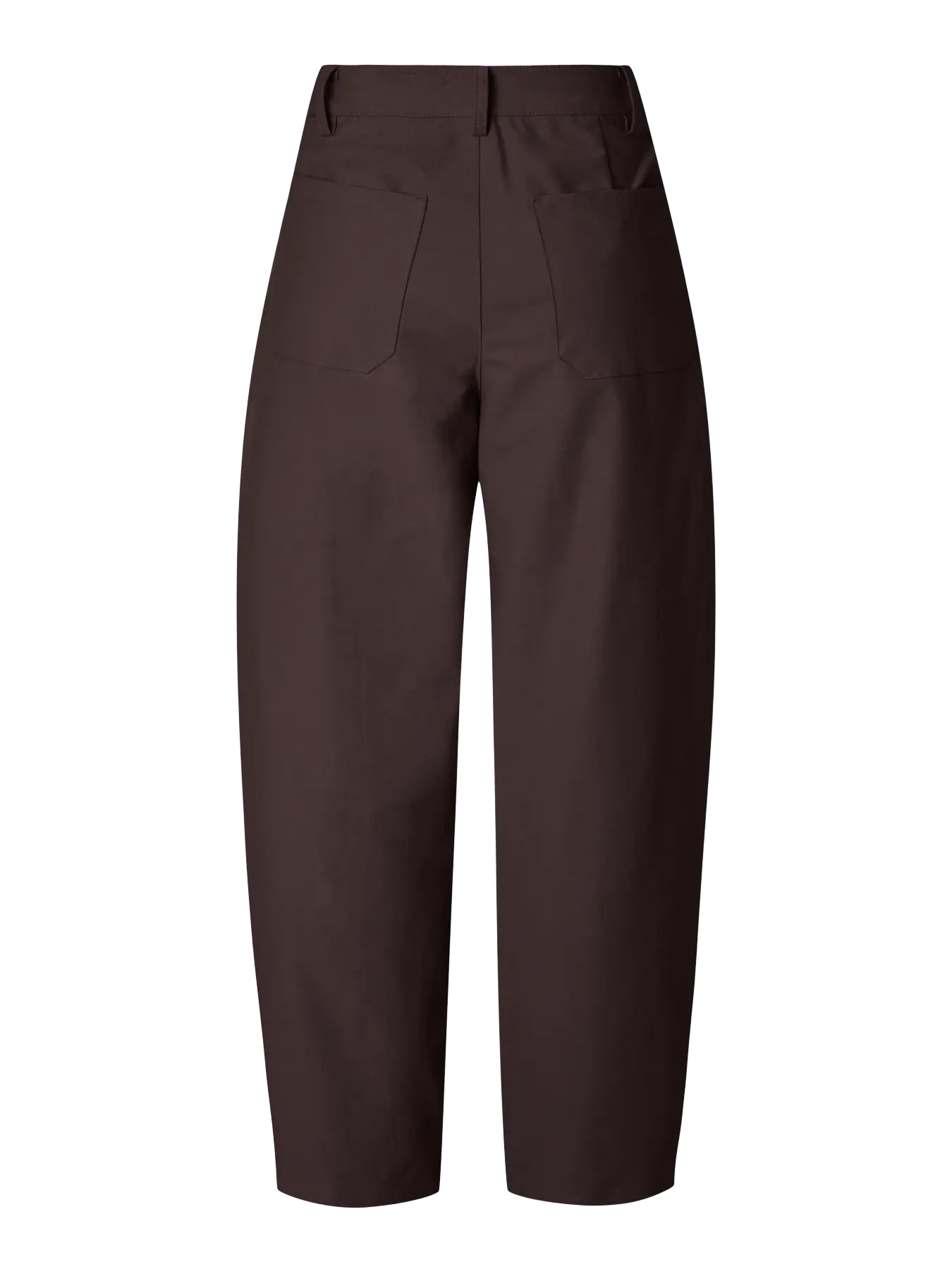 PCRIKKE HW BARREL PANTS HOT FUDGE