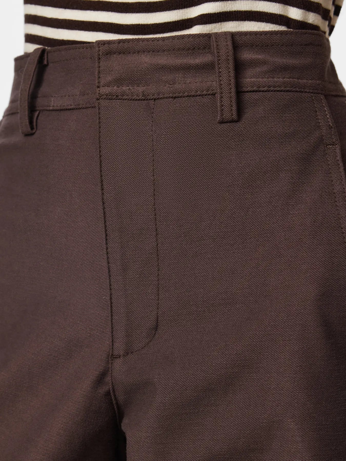 PCRIKKE HW BARREL PANTS HOT FUDGE