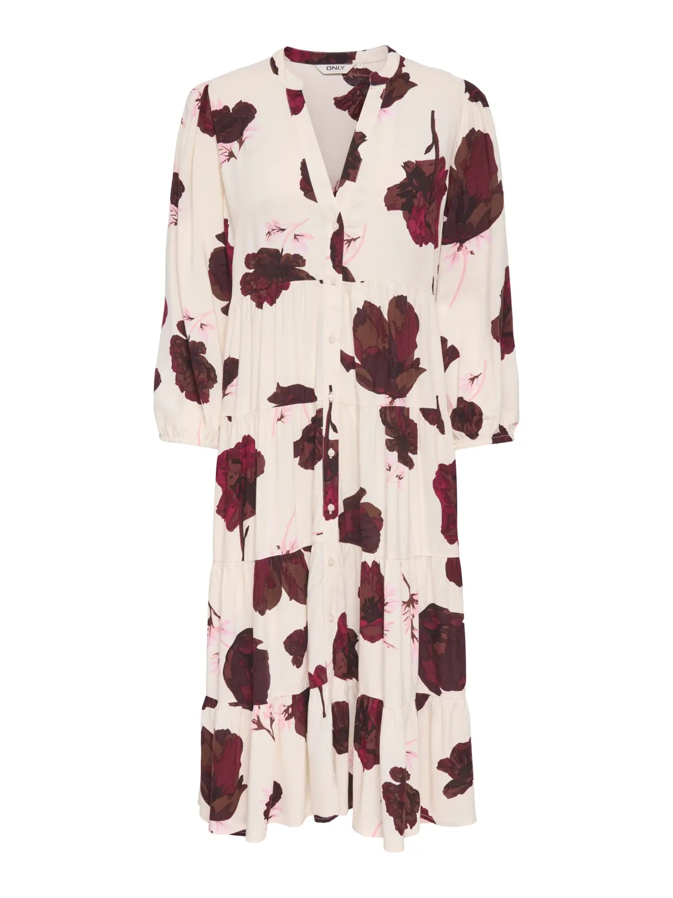 ONLMILANA SOLA 3/4 MIDI DRESS