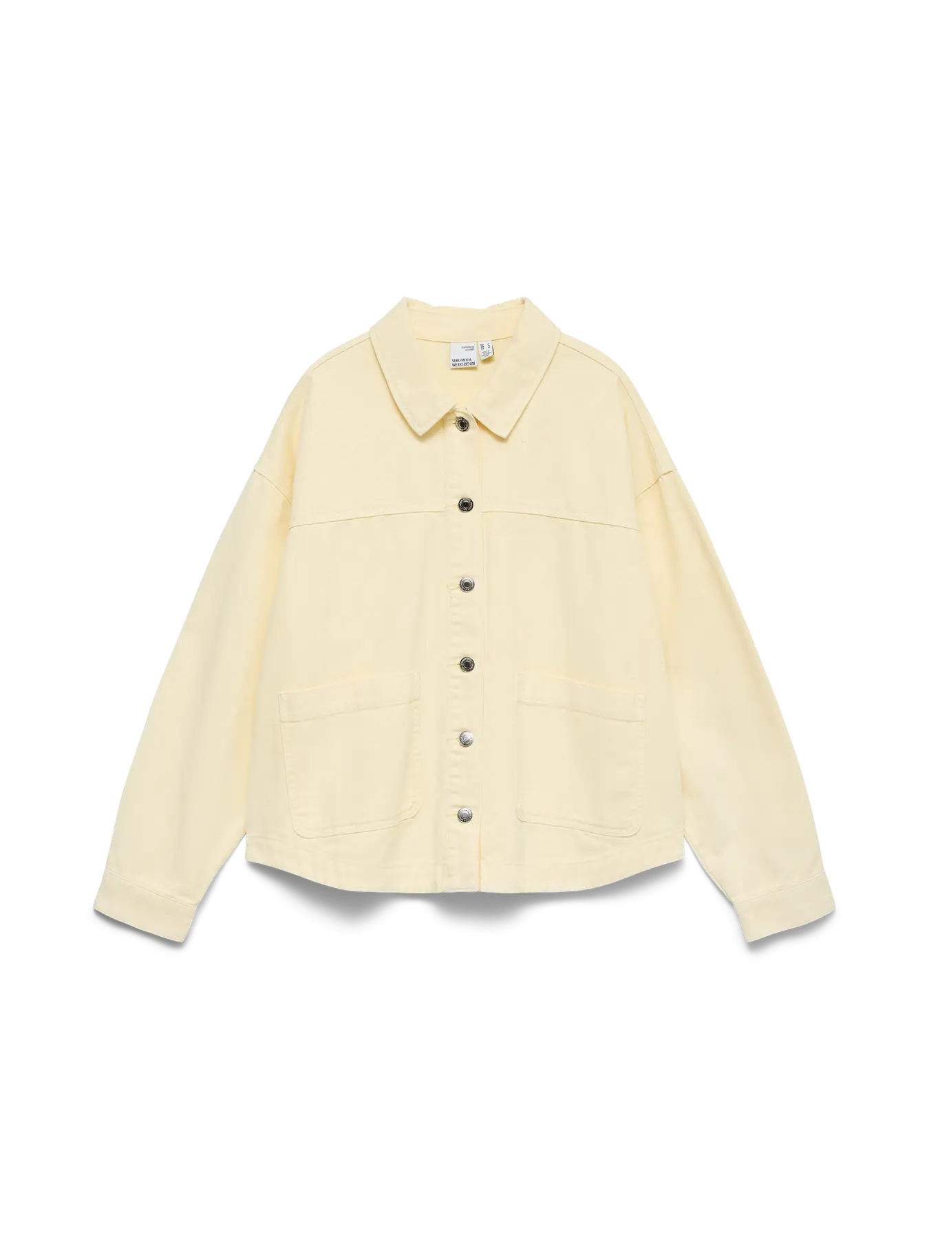 VMJAMIE LS DENIM SHACKET MELLOW YELLOW