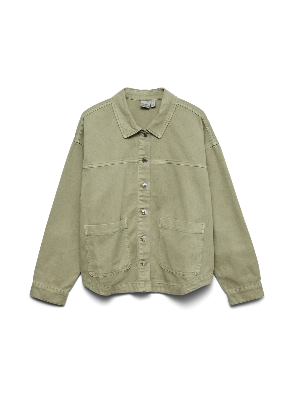 VMJAMIE LS DENIM SHACKET LAUREL WREATH