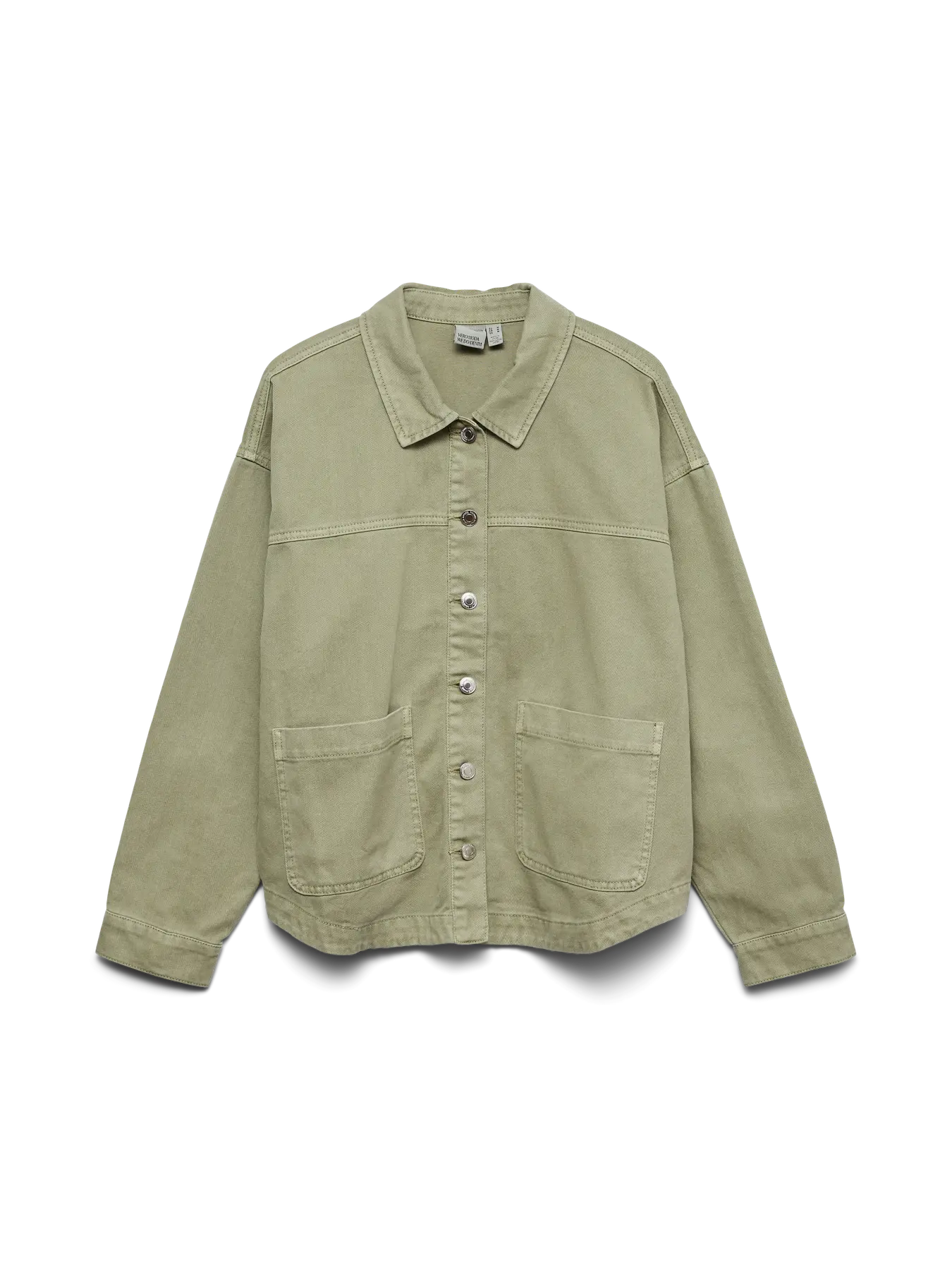 VMJAMIE LS DENIM SHACKET LAUREL WREATH