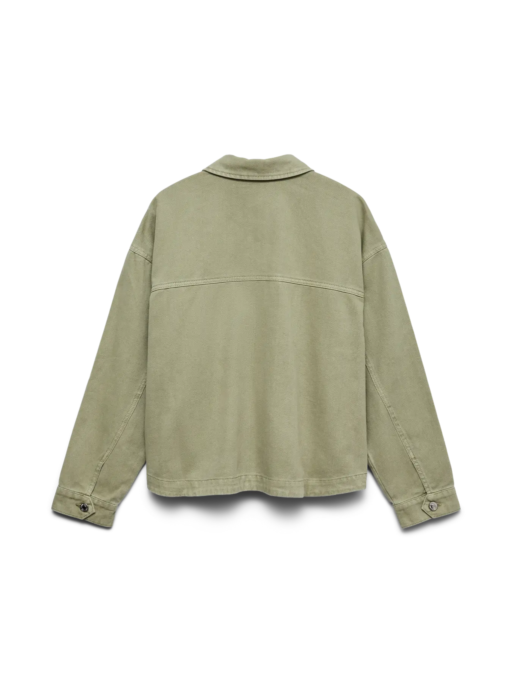 VMJAMIE LS DENIM SHACKET LAUREL WREATH