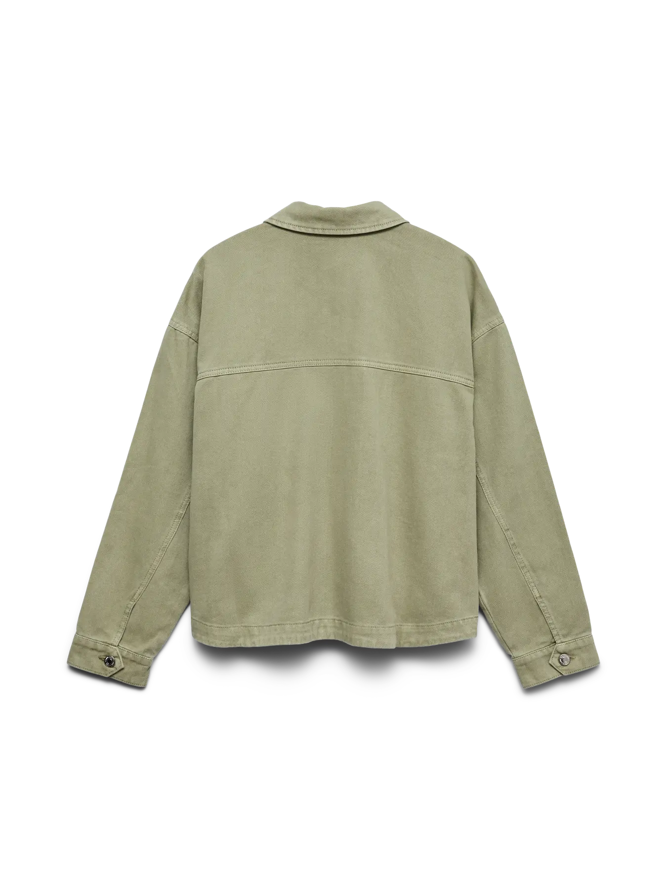 VMJAMIE LS DENIM SHACKET LAUREL WREATH