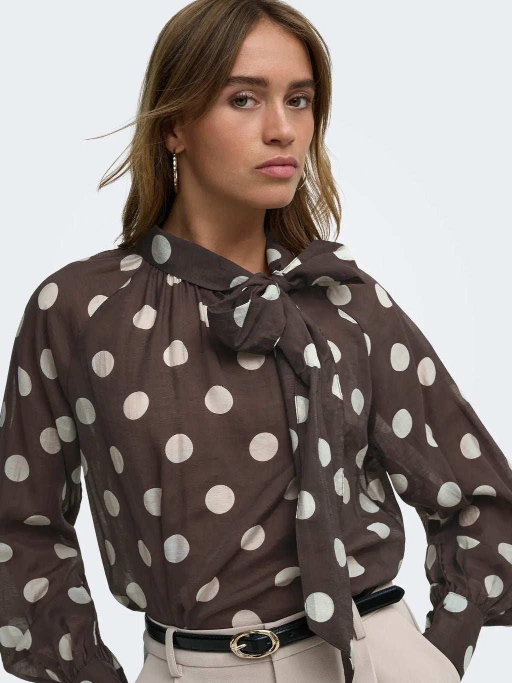 JDYFAY L/S TOP COFFEE BEAN