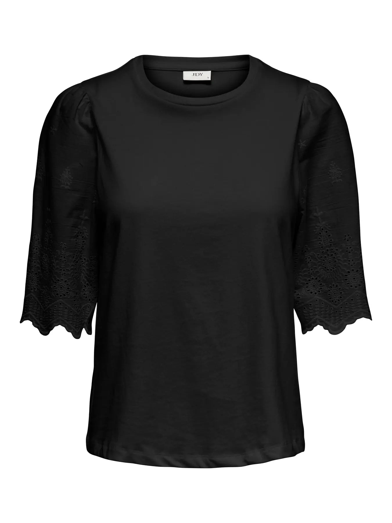 JDYLAIR LIFE S/S NEW MIX TOP BLACK