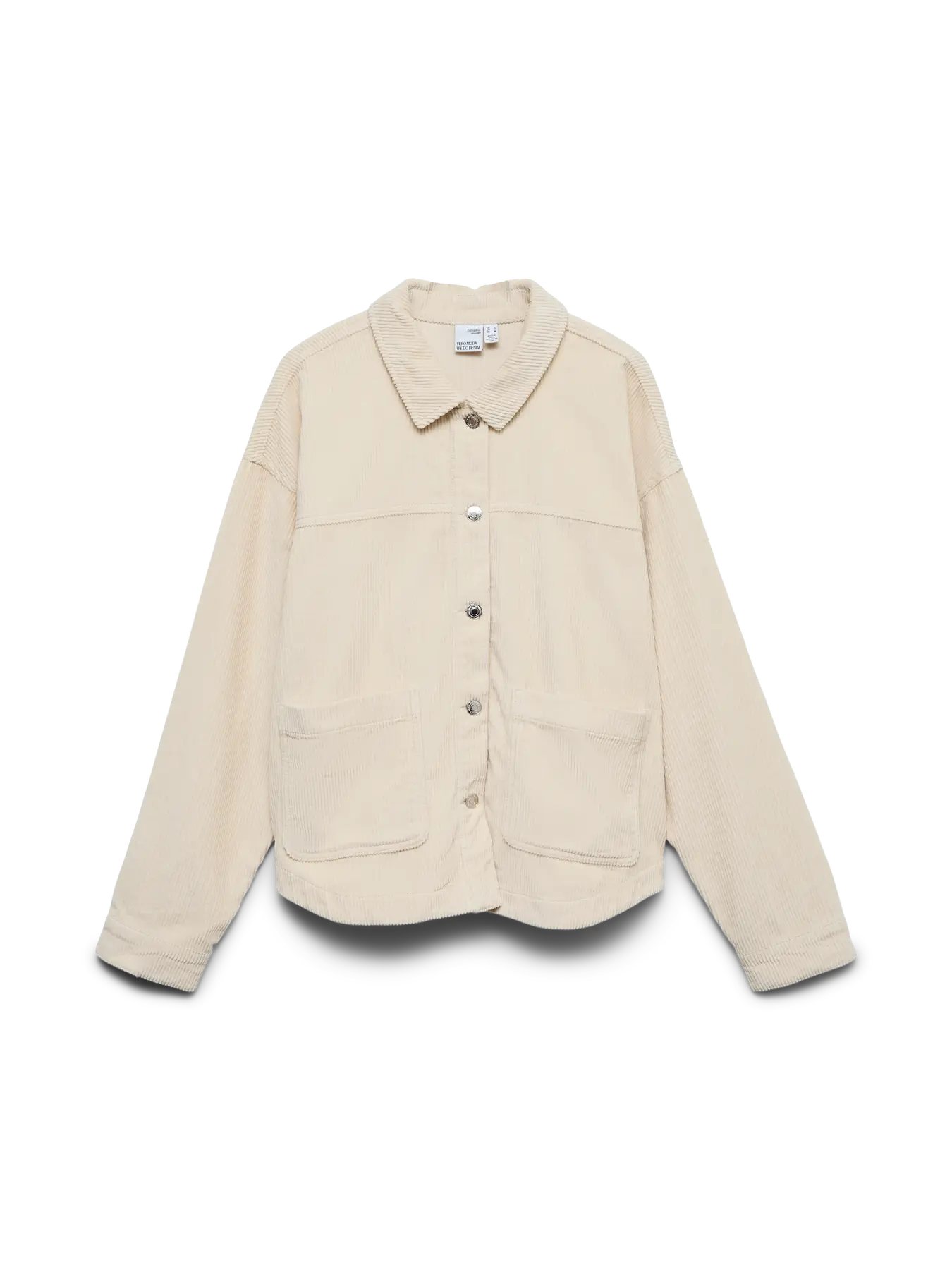 VMJAMIE LS CORDUROY SHACKET OATMEAL