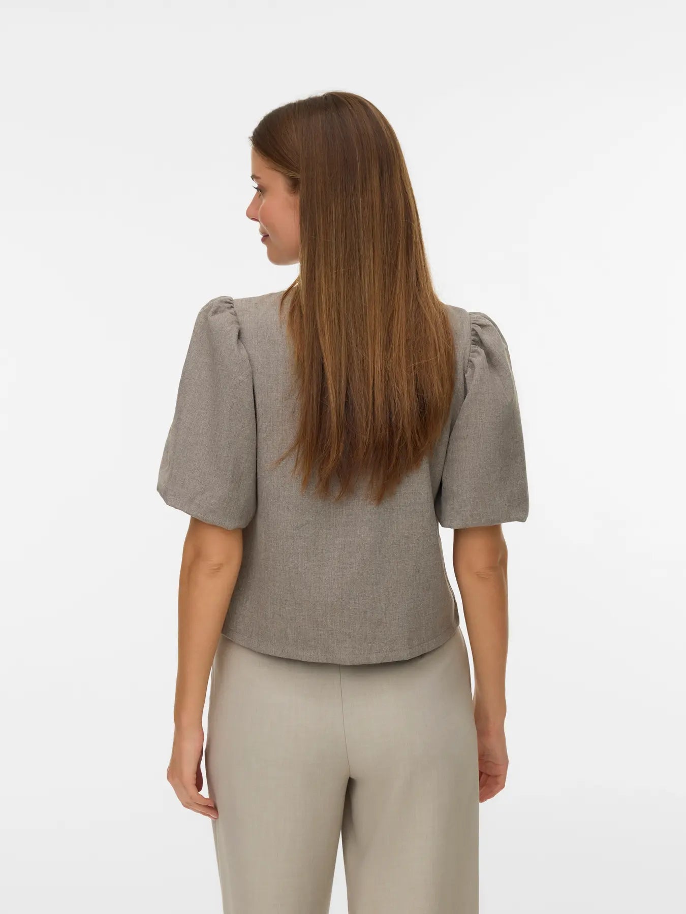 VMBESTIE 2/4 PUFF SLEEVE BEIGE