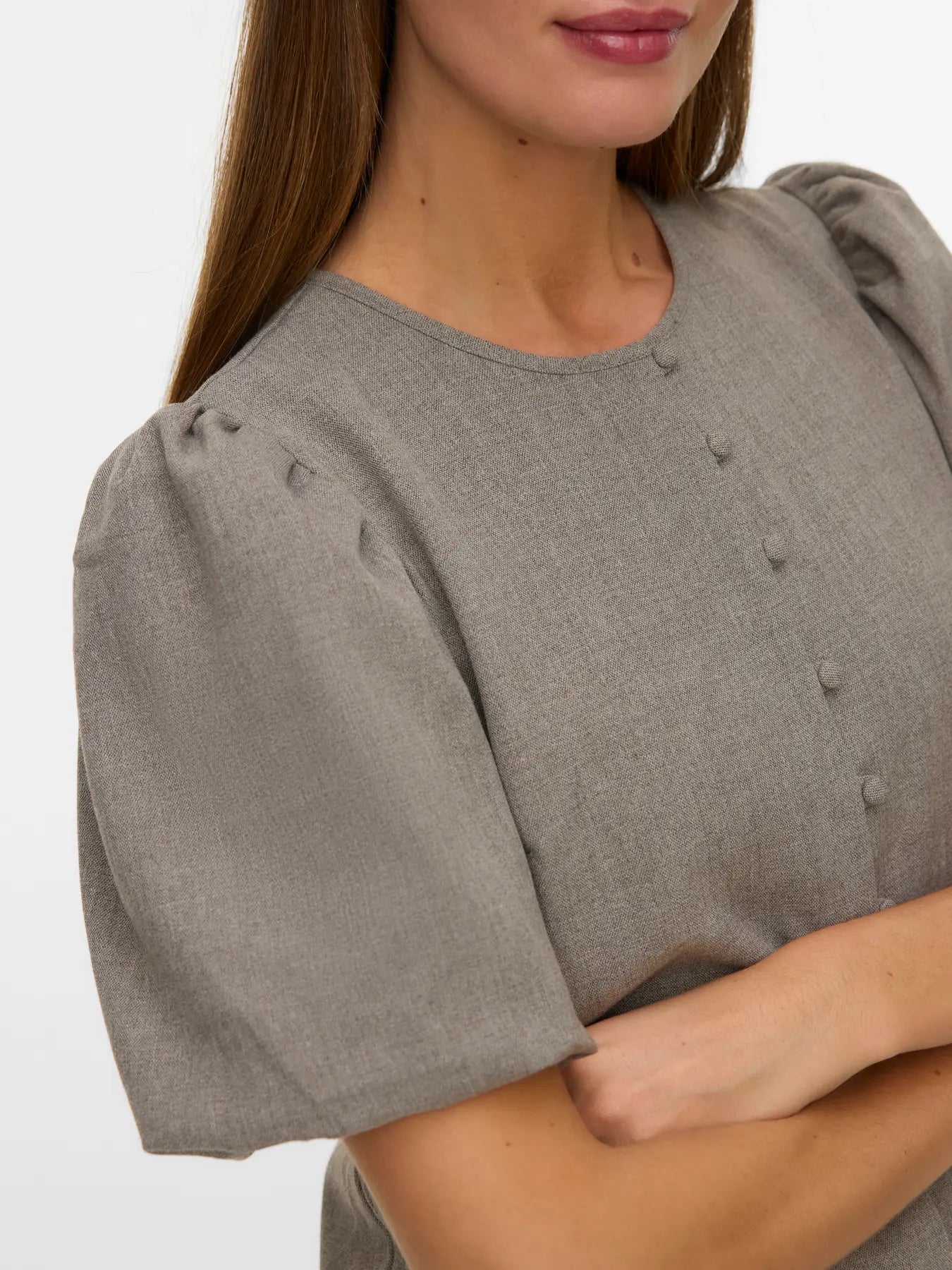 VMBESTIE 2/4 PUFF SLEEVE BEIGE