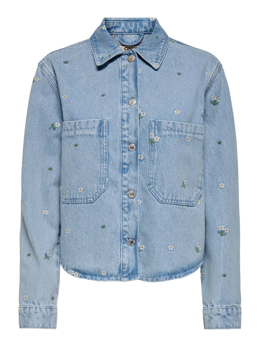 ONLCASSIE EMB DNM SHIRT