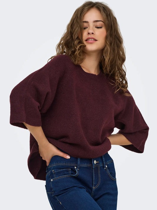ONLSIMONI 3/4 PULLOVER KNT