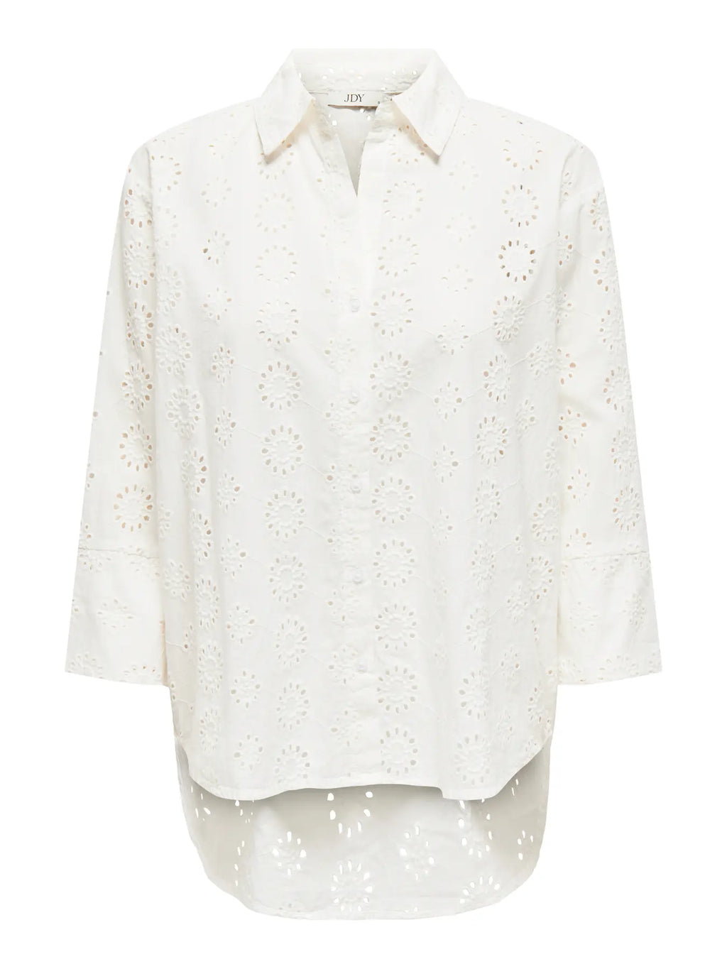 JDYTALLIE 3/4 LONG SHIRT CLOUD DANCER