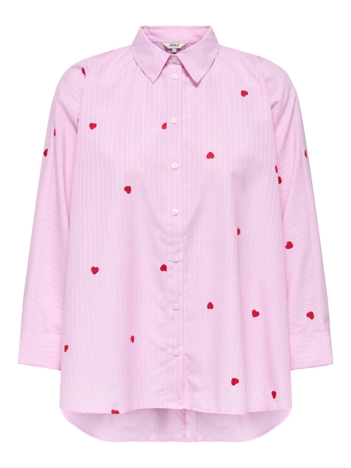 ONLNEW LINA GRACE SHIRT PINK HEART