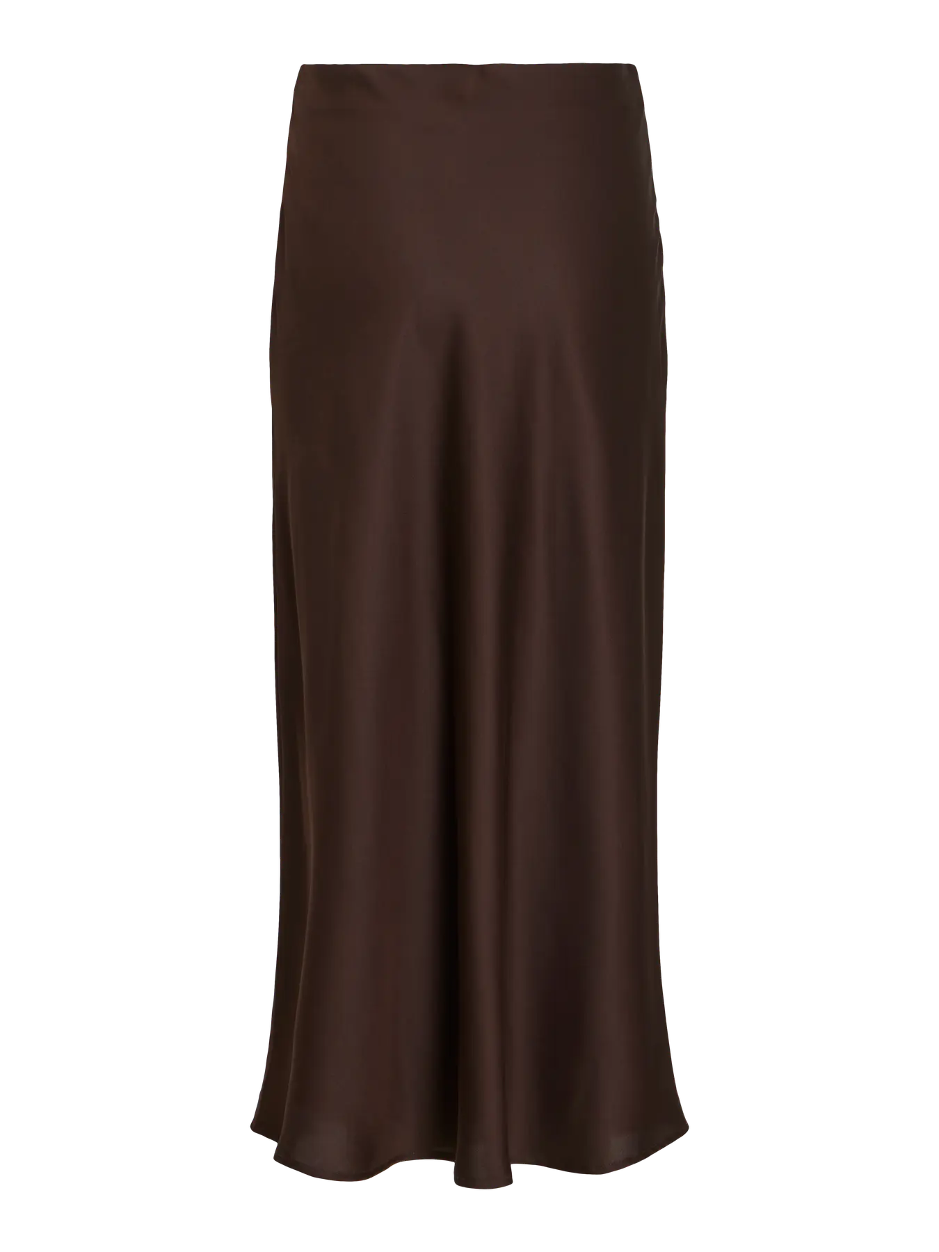 VIELLETTE HW MIDI SKIRT COFFEE BEAN