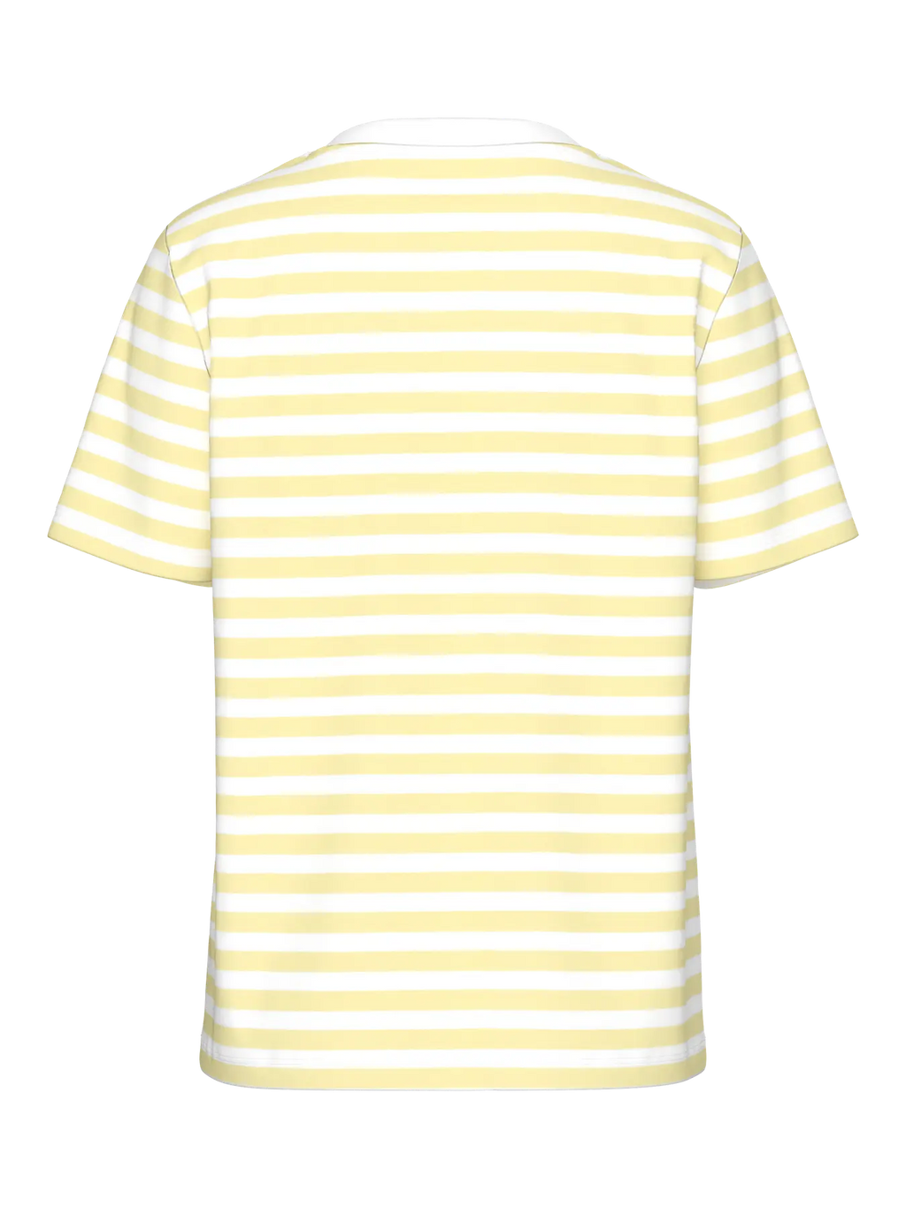 PCRIA SS TEE STRIPES FRENCH VANILLA