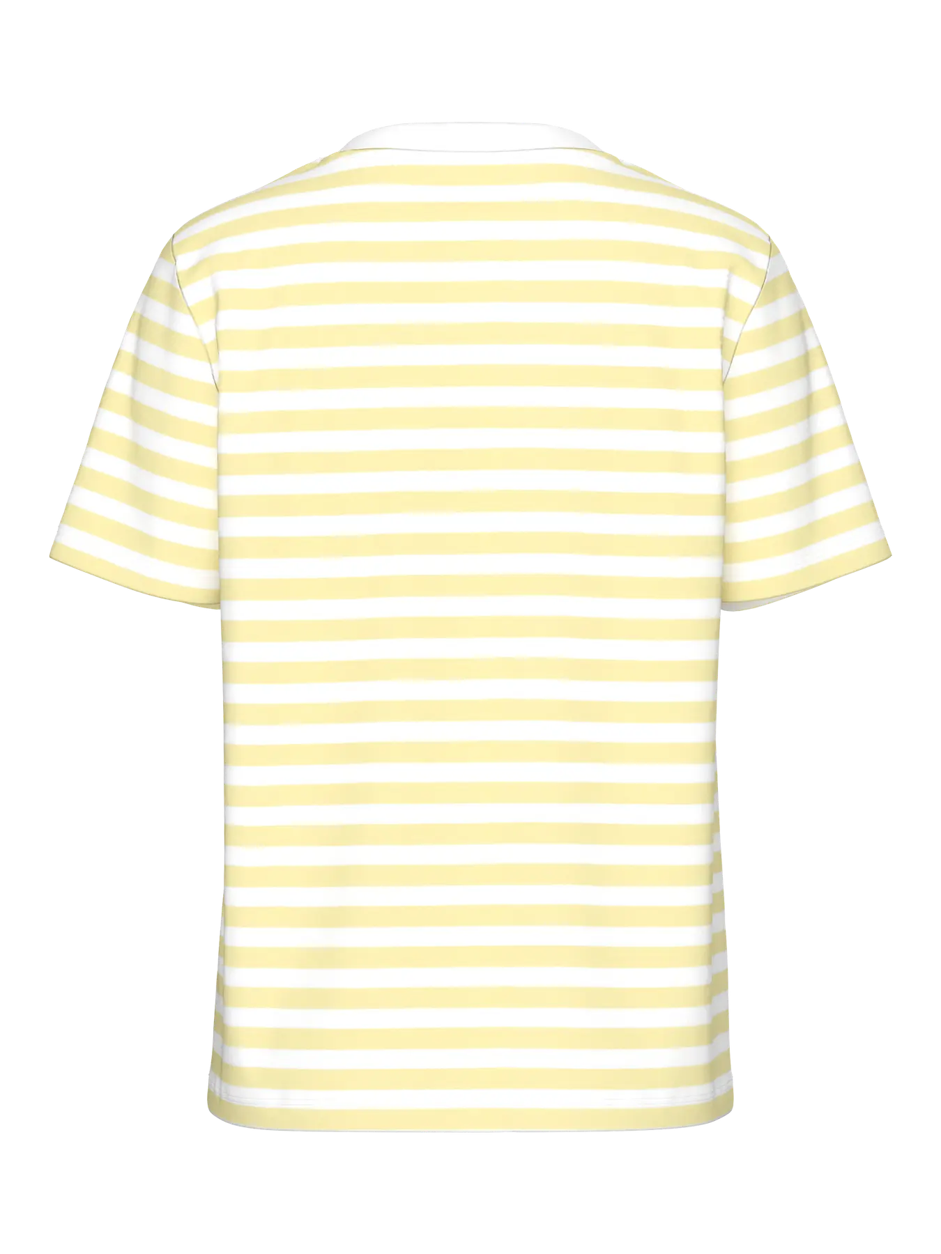 PCRIA SS TEE STRIPES FRENCH VANILLA