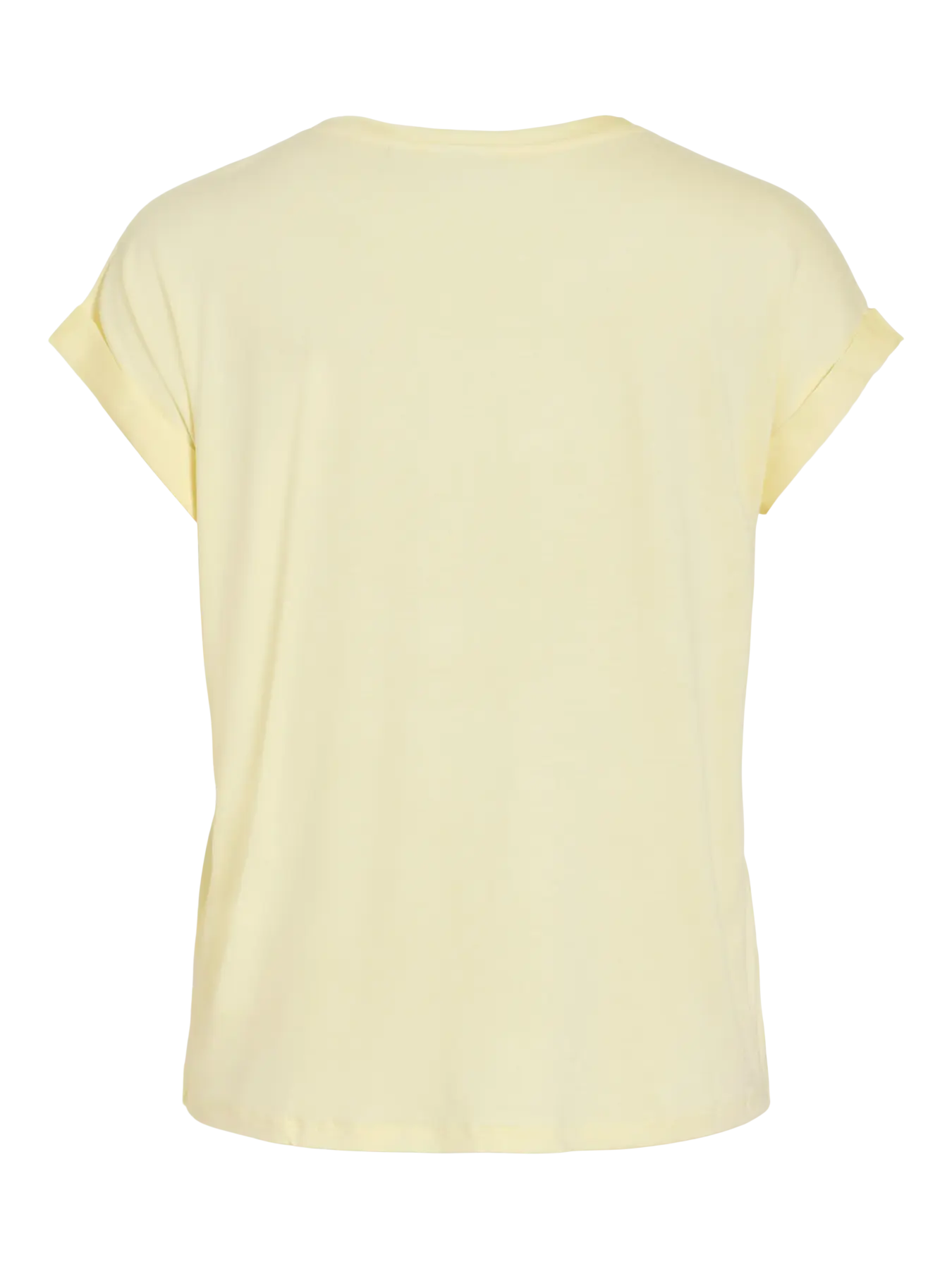 VIELLETTE S/S SATIN TOP PASEL YELLOW