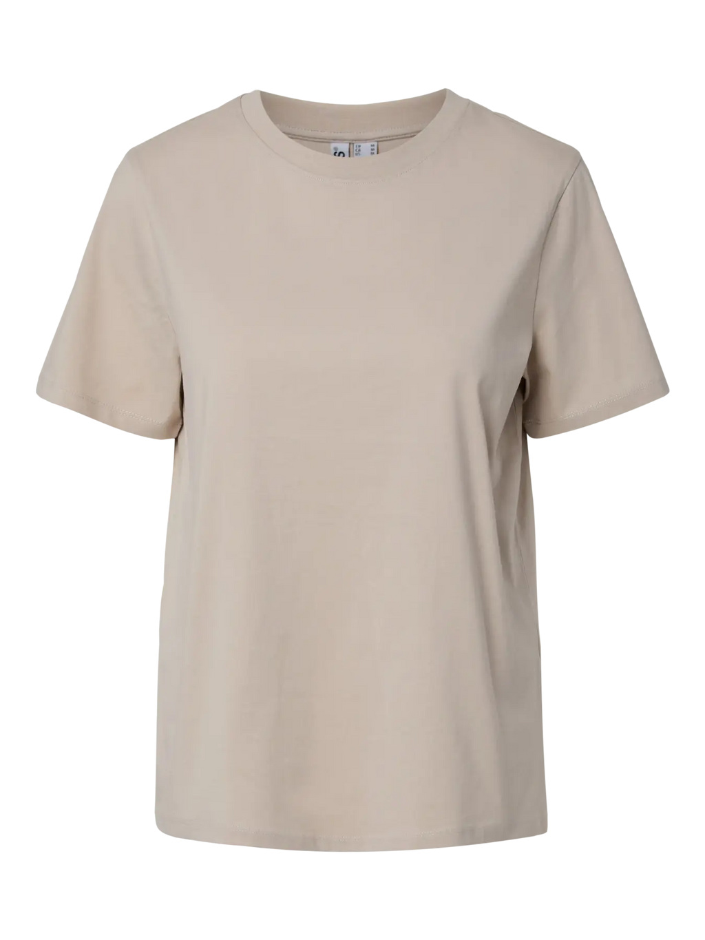 PCRIA SS SOLID TEE SILVER GRAY
