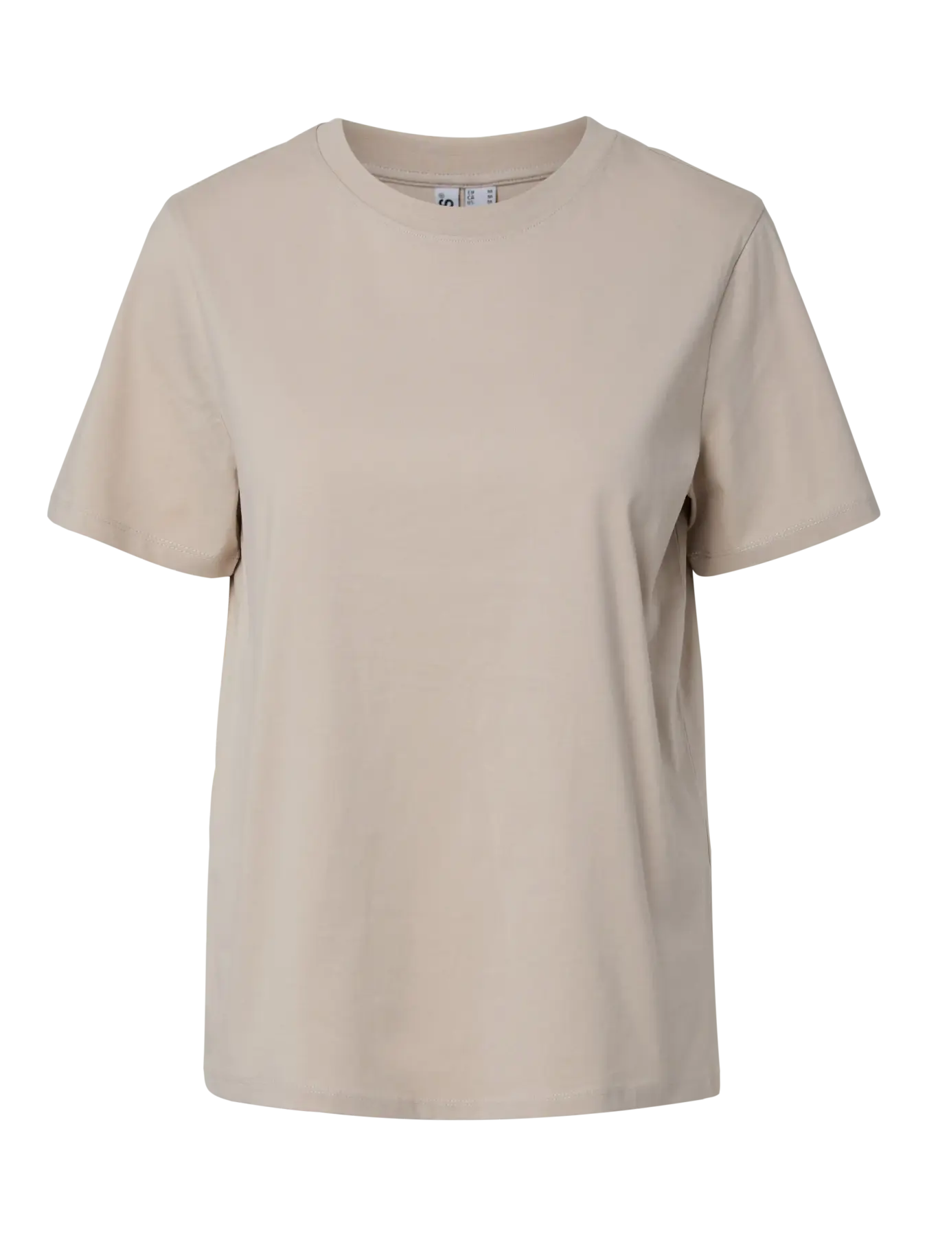 PCRIA SS SOLID TEE SILVER GRAY