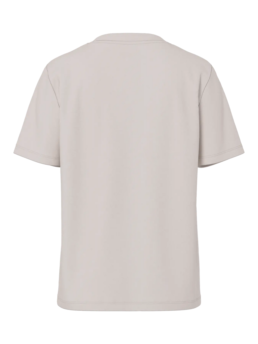 PCRIA SS SOLID TEE SILVER GRAY