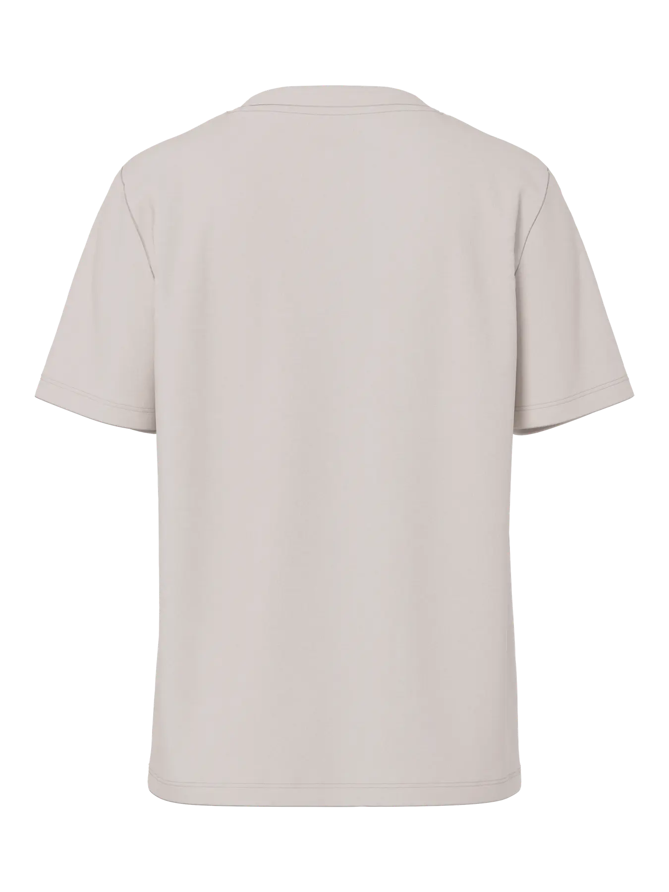 PCRIA SS SOLID TEE SILVER GRAY