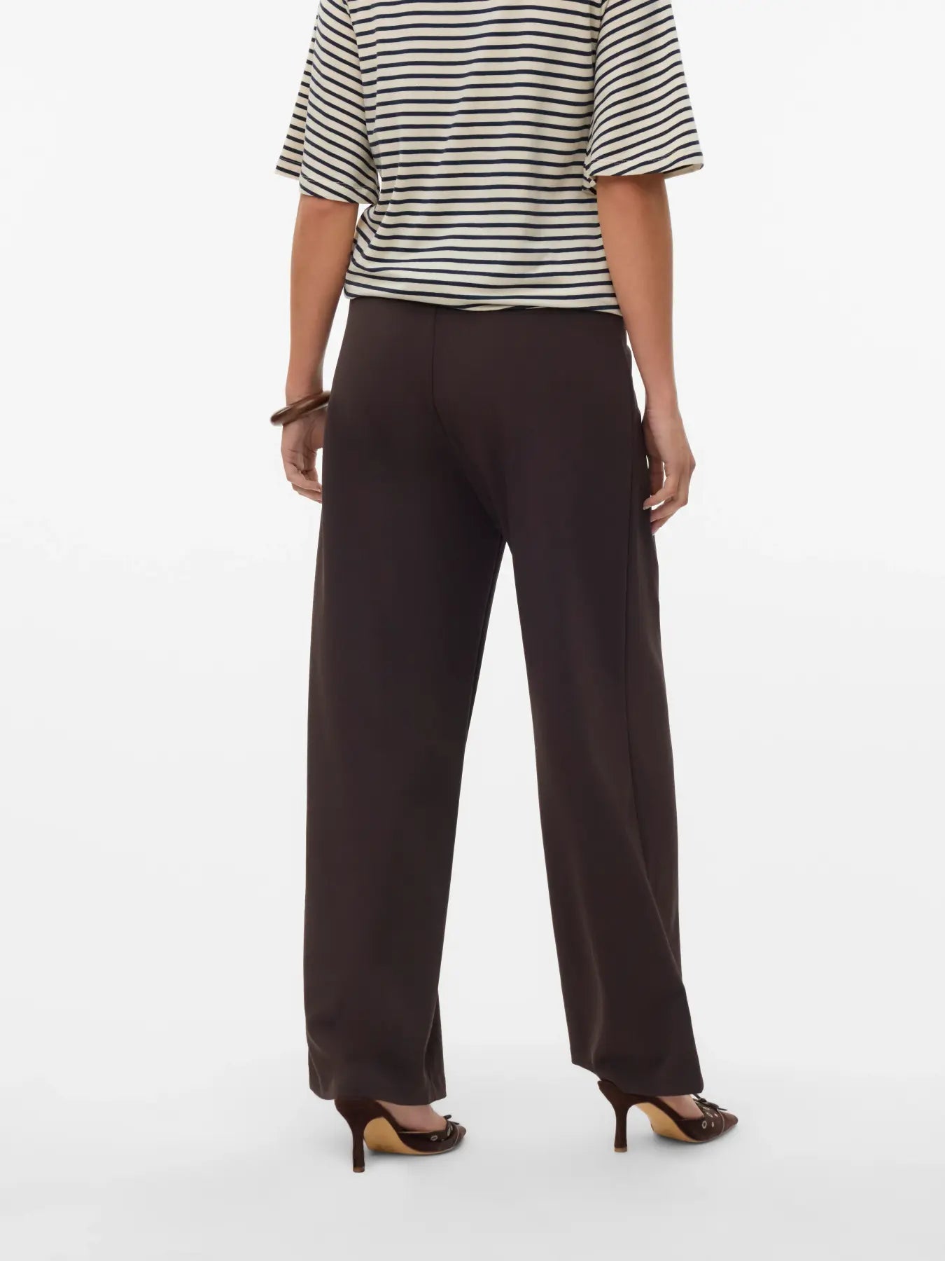 VMBERLIN ZAMIRA MW WIDE PANT CHOCOLATE TORTE