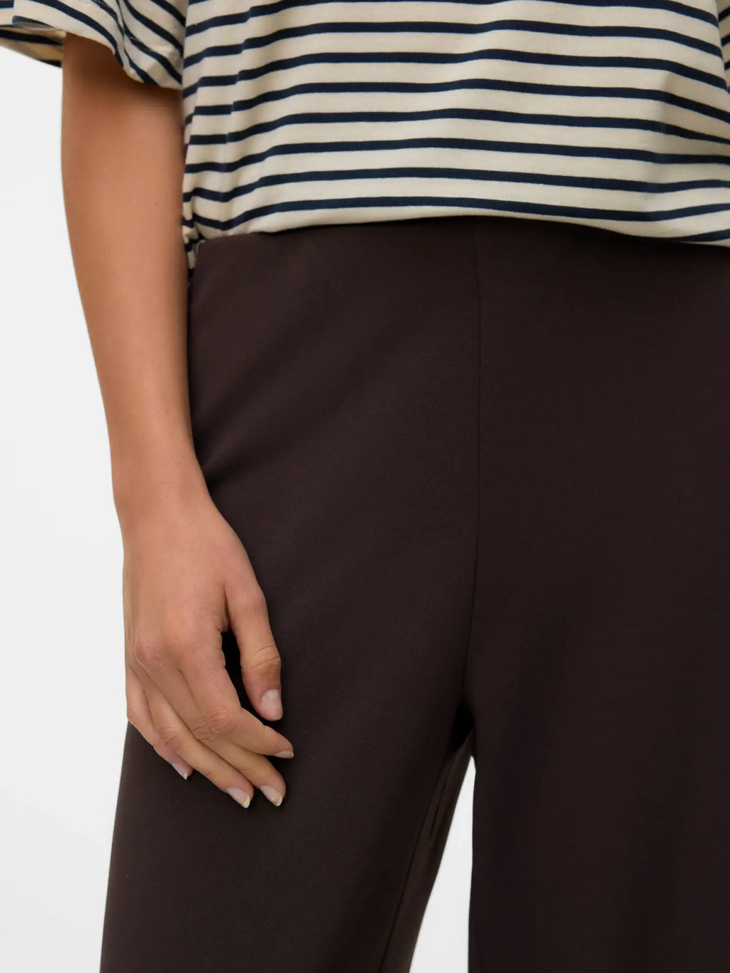 VMBERLIN ZAMIRA MW WIDE PANT CHOCOLATE TORTE