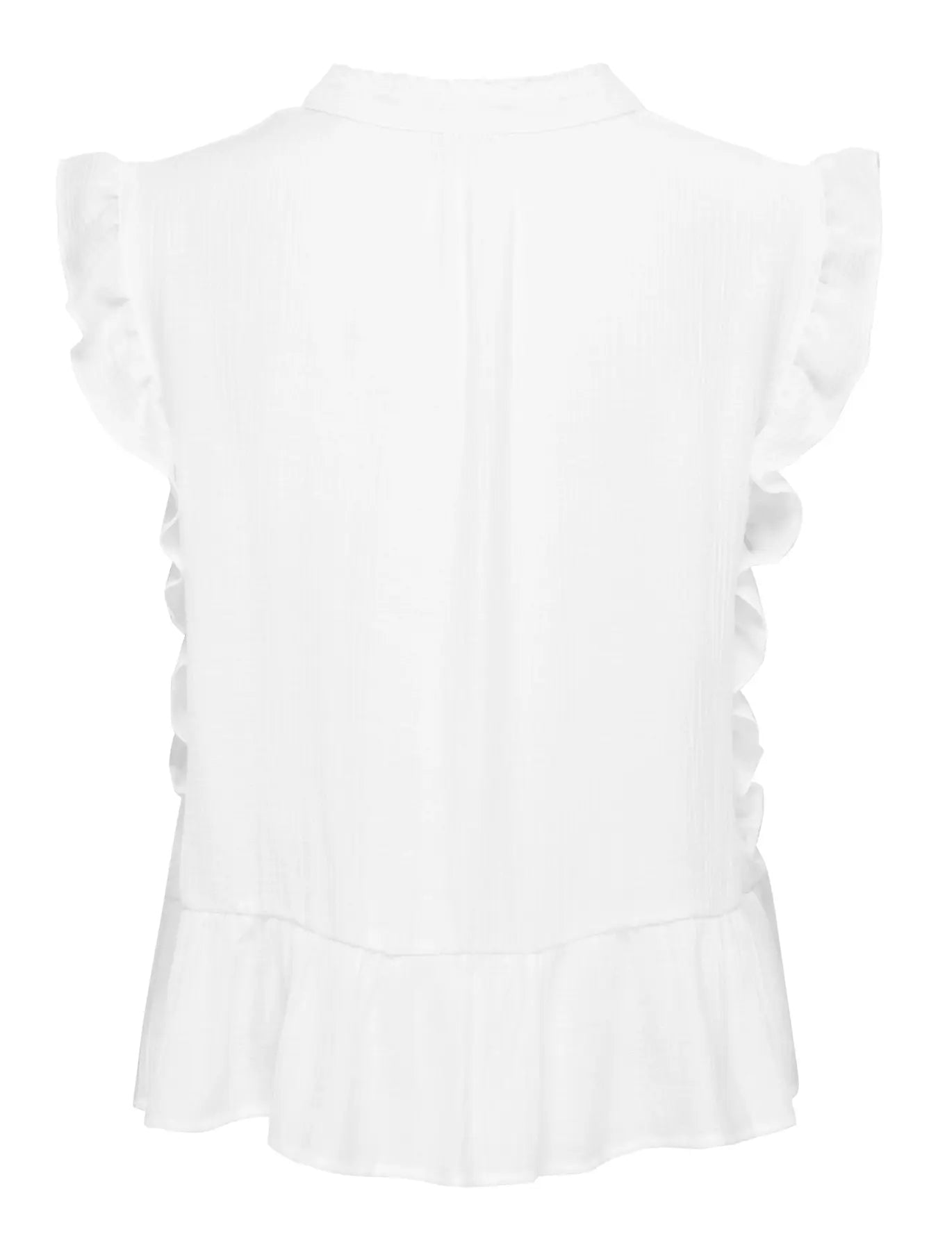 ONLHENNY S/L FRILL BUTTON TOP
