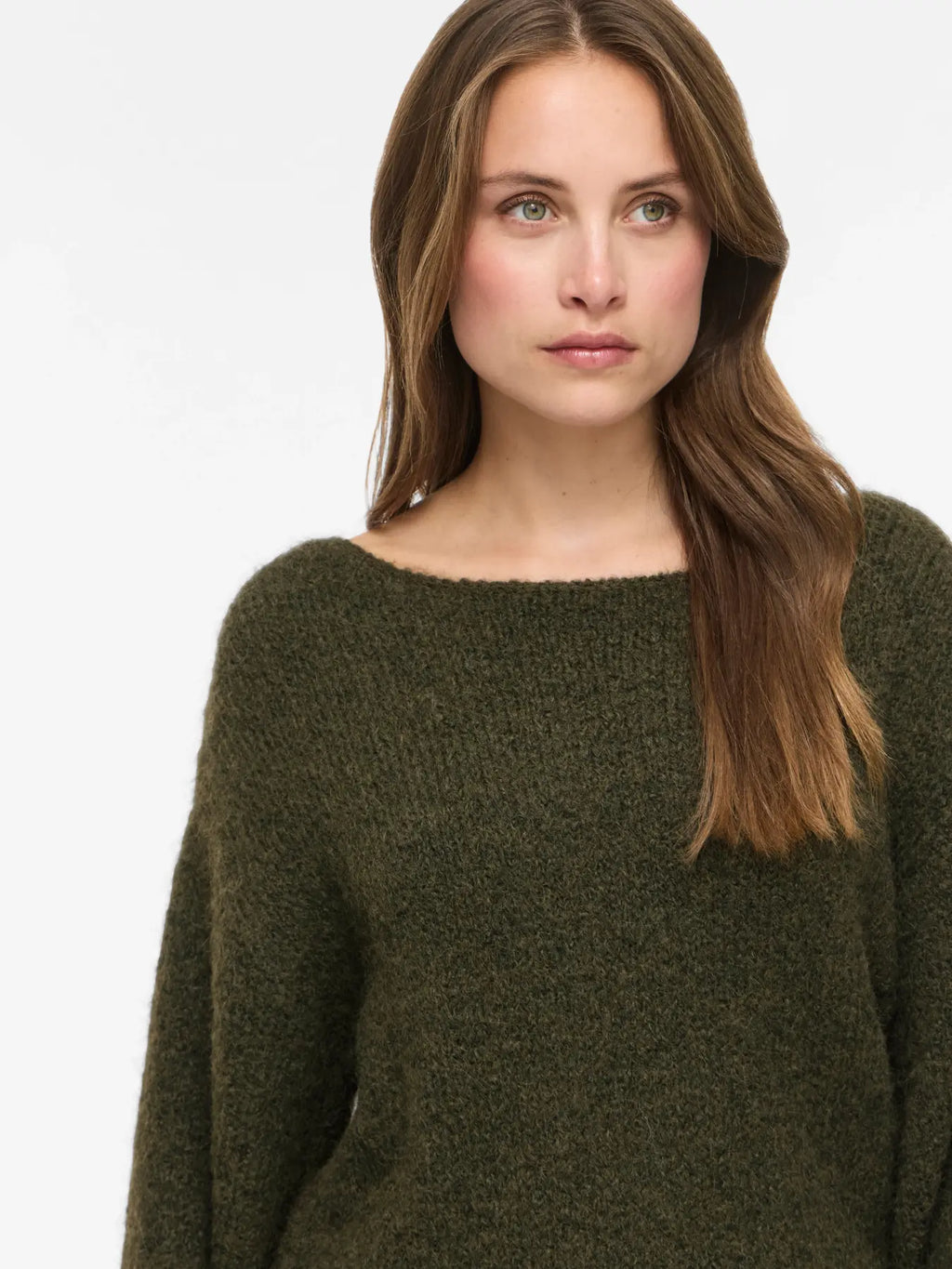 VIMARLEY L/S KNIT PULLOVER FOREST NIGHT