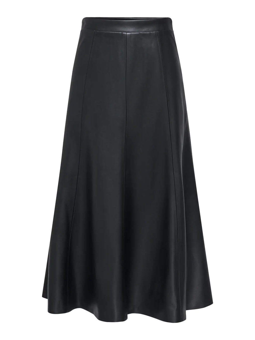 JDYBEA FAUX LEATHER MIDI SKIRT