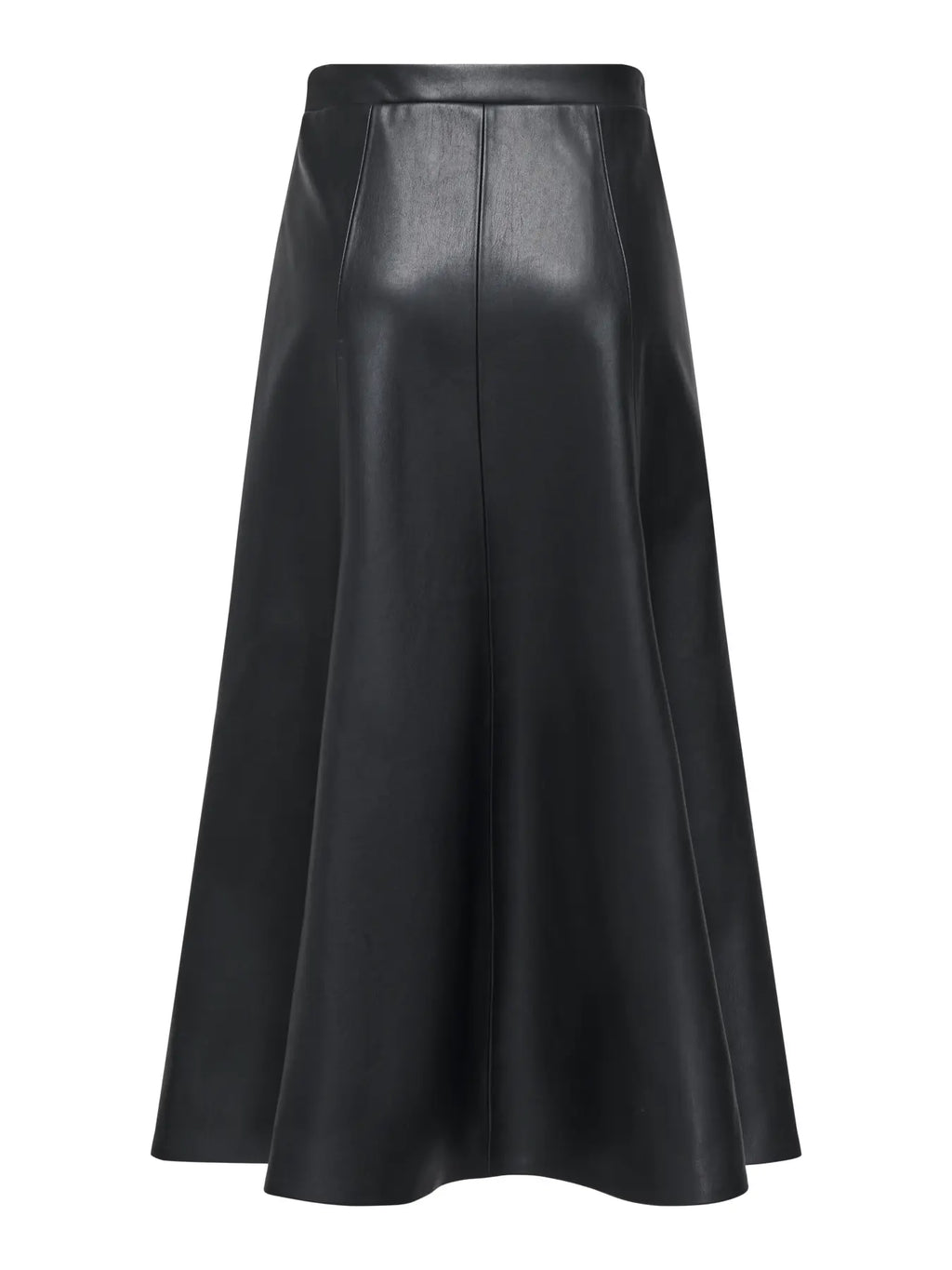 JDYBEA FAUX LEATHER MIDI SKIRT