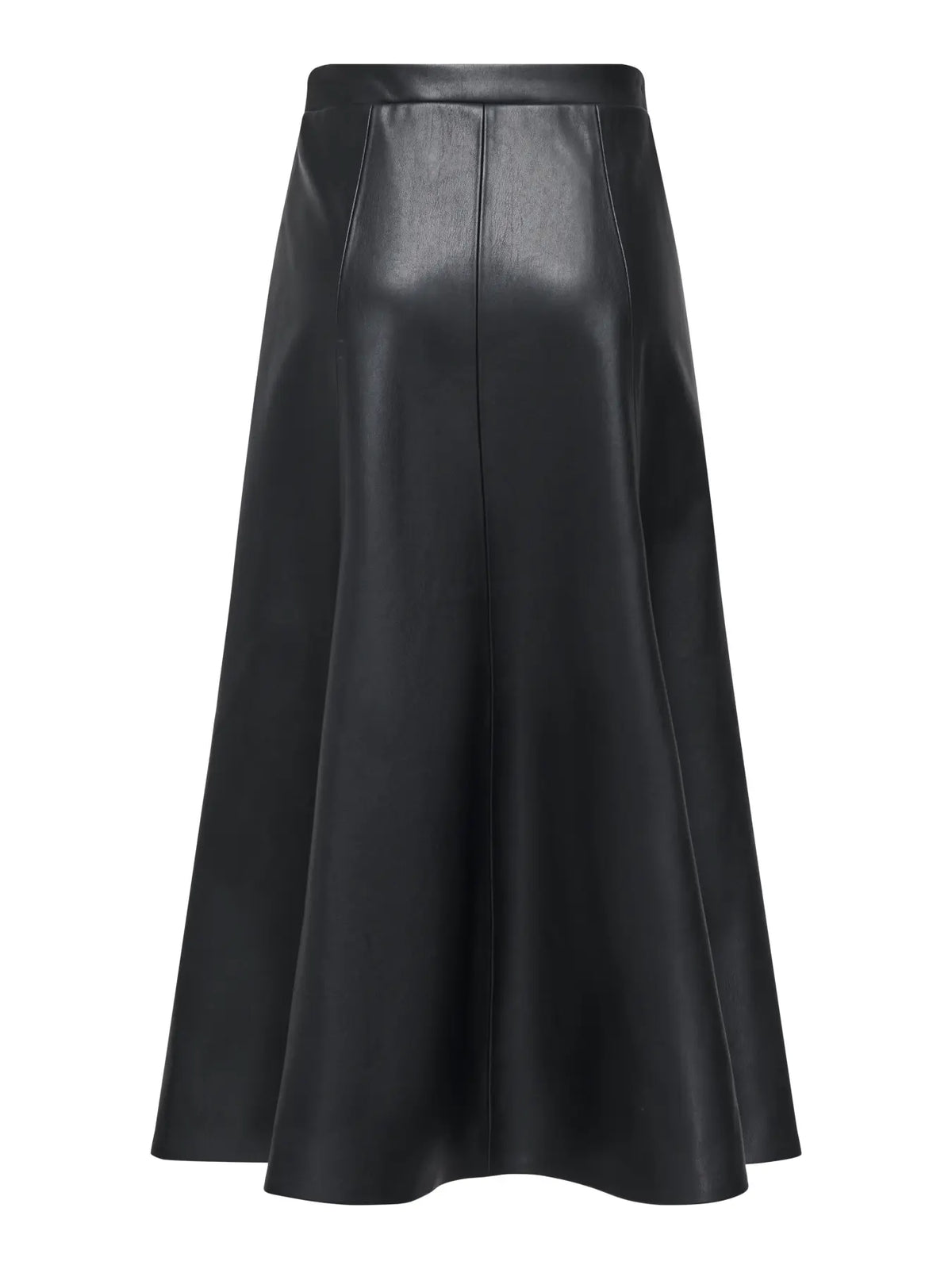 JDYBEA FAUX LEATHER MIDI SKIRT