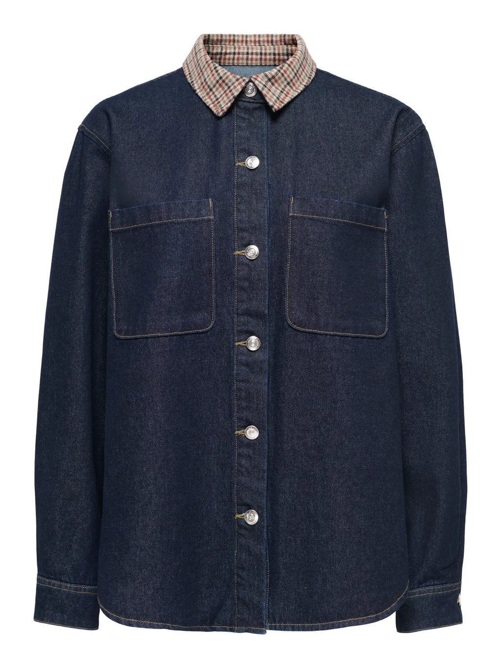 ONLVERA LS CHECK DNM SHIRT
