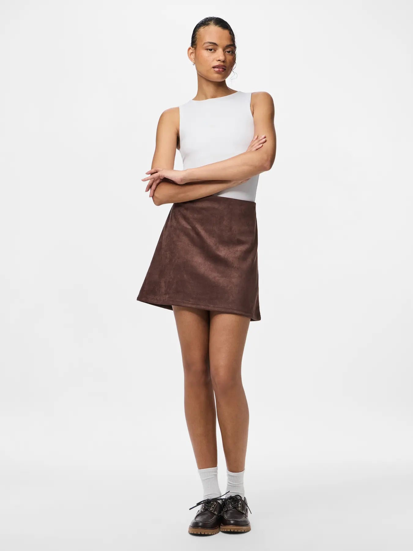 PCOBINA MW A-SHAPED SHORT SKIRT