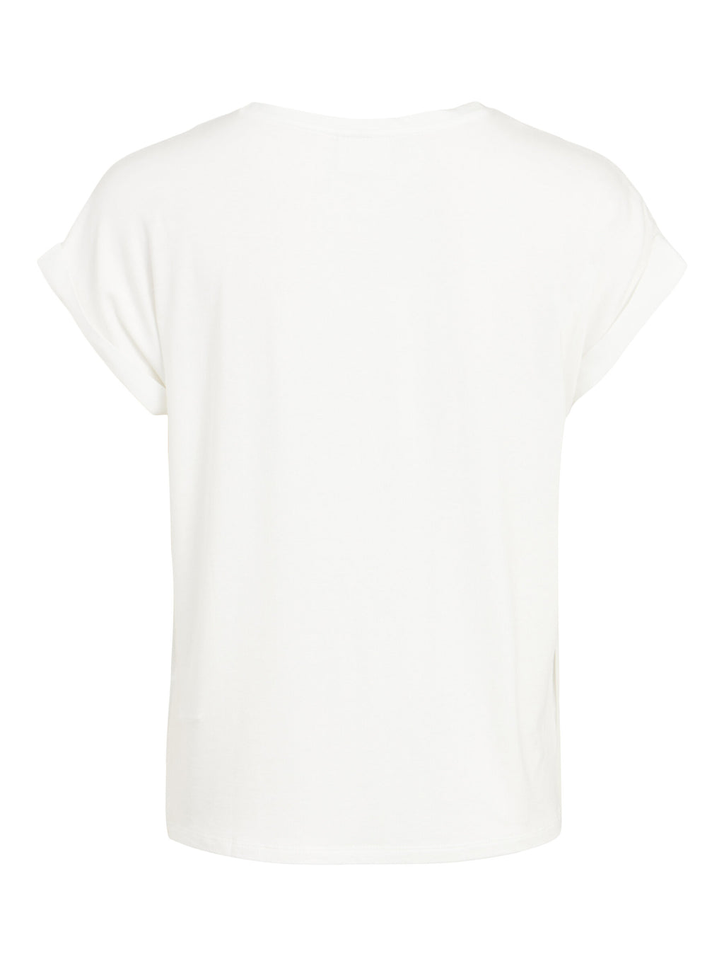VIELLETTE S/S SATIN TOP SNOW WHITE