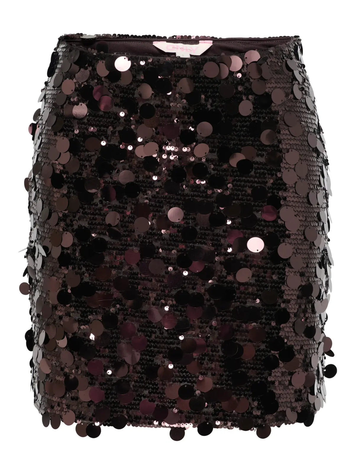 ONLJADEL SEQUINS SKIRT COFFEE BEAN