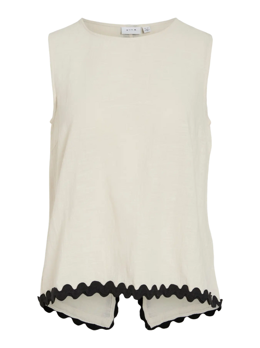 VIMANDA WAVY O-NECK S/L TOP