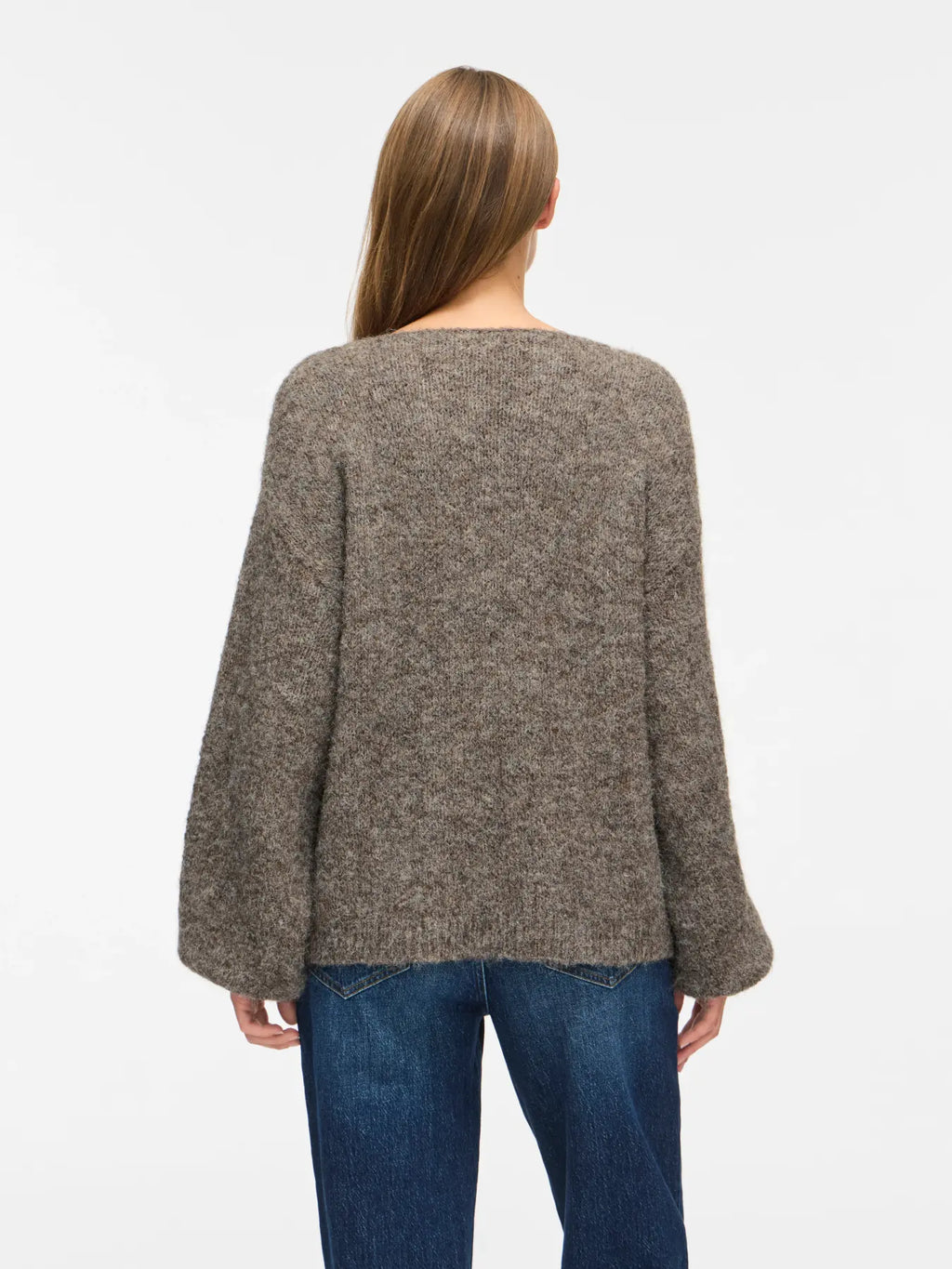 VIMARLEY L/S KNIT PULLOVER FALCON