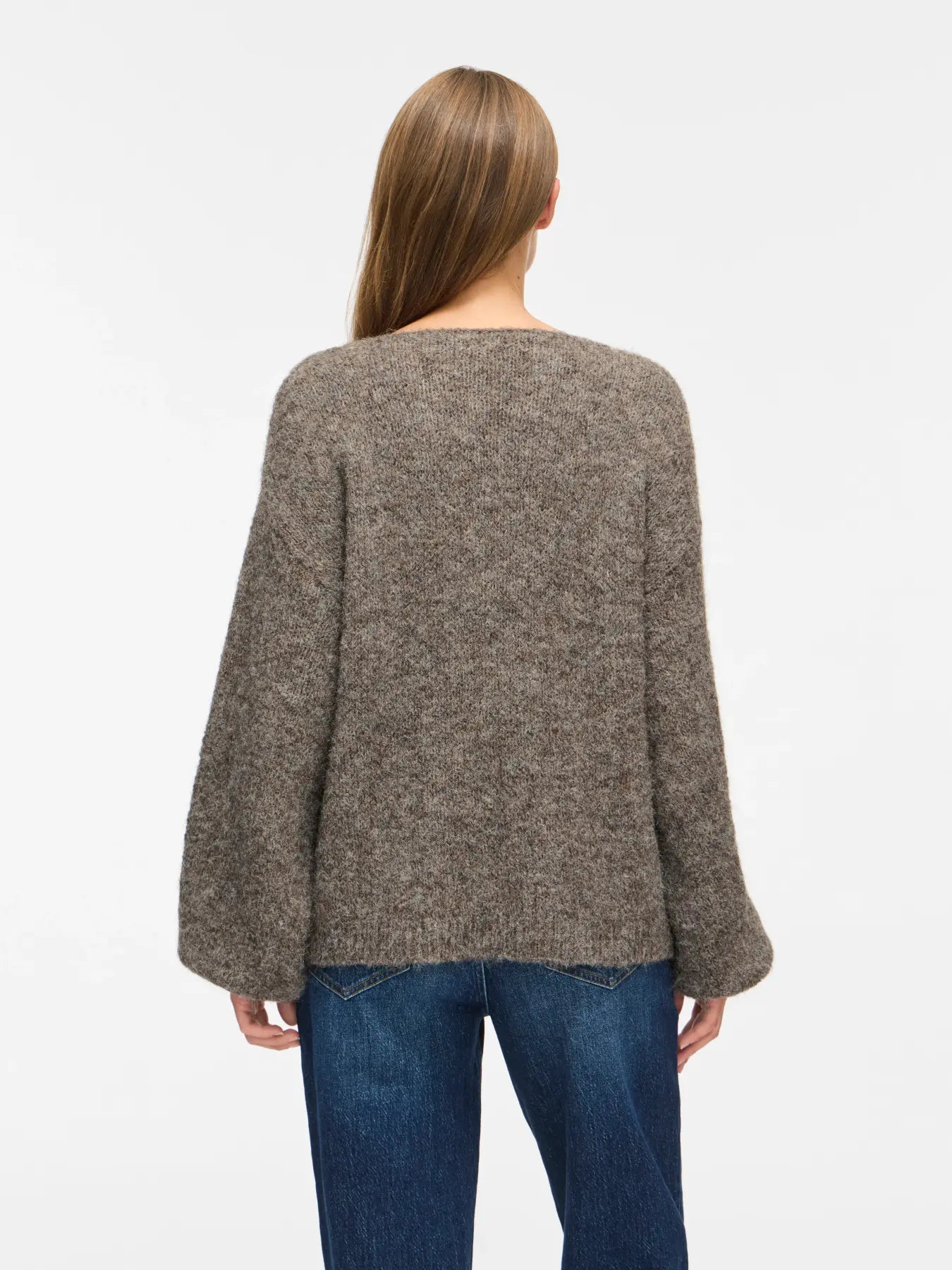 VIMARLEY L/S KNIT PULLOVER FALCON