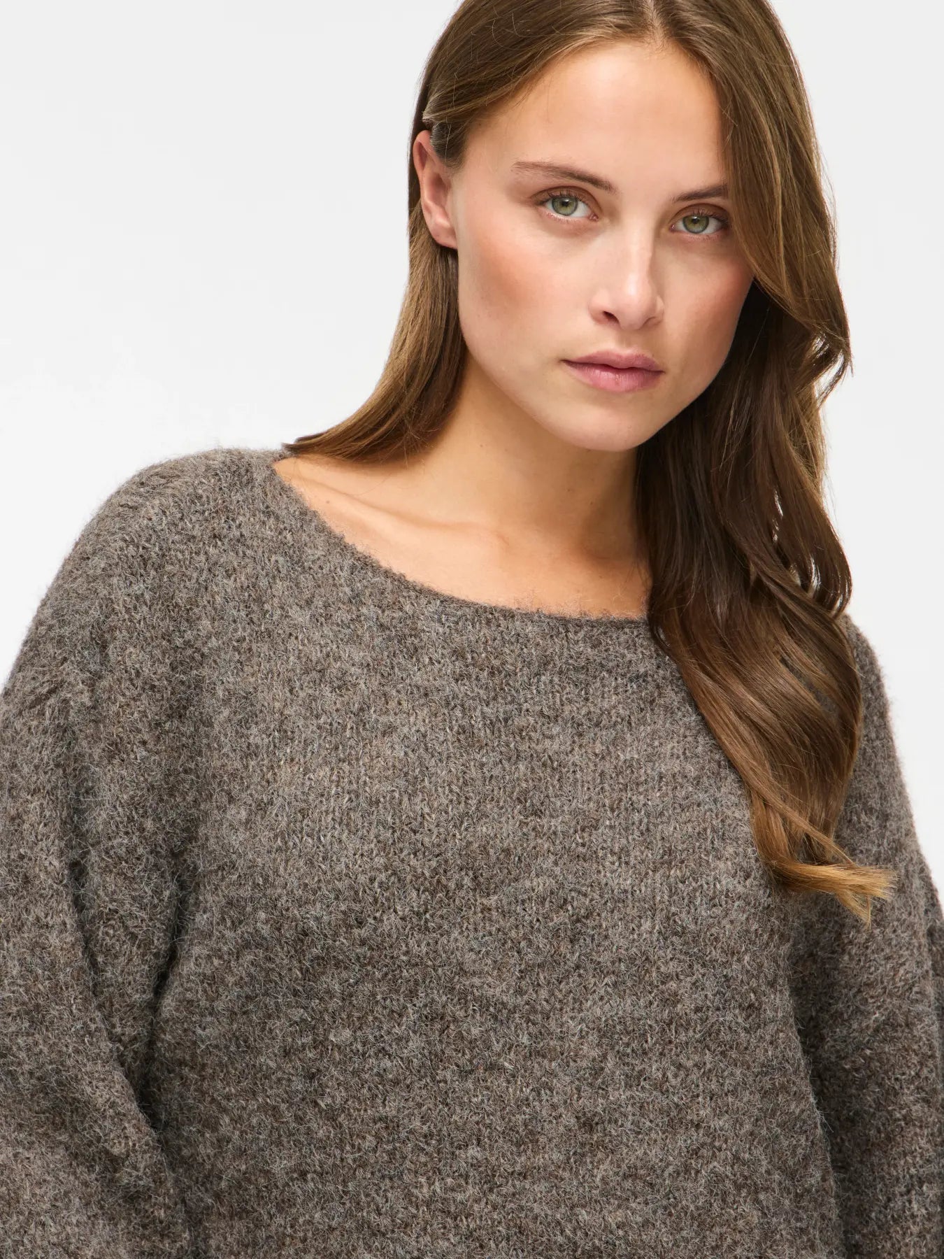 VIMARLEY L/S KNIT PULLOVER FALCON
