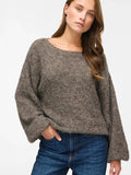 VIMARLEY L/S KNIT PULLOVER FALCON