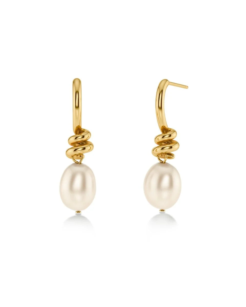 Swivel Earrings Pearl S