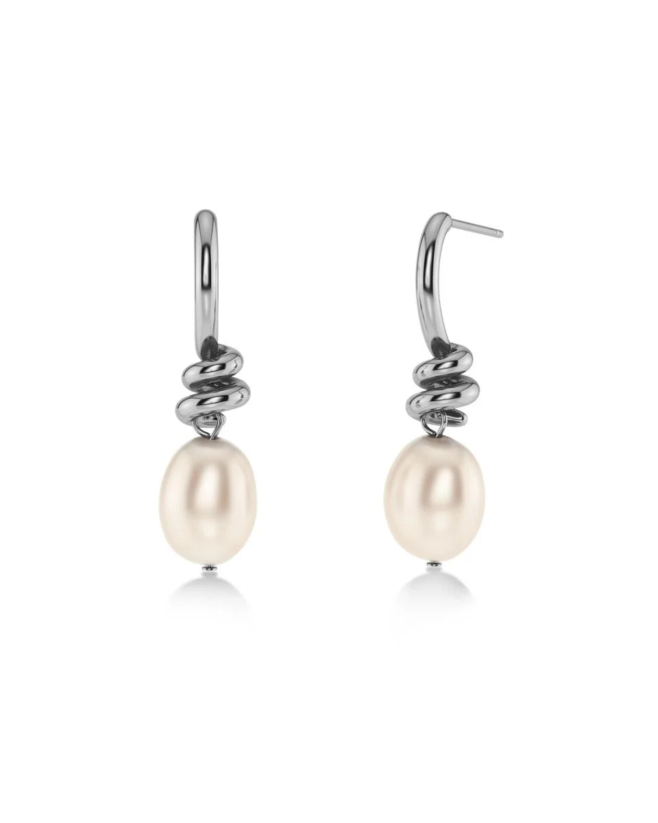 Swivel Earrings Pearl S
