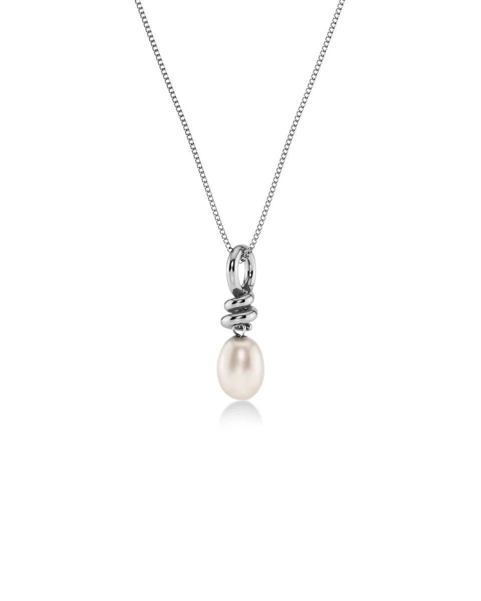 Swivel Necklace Pearl S