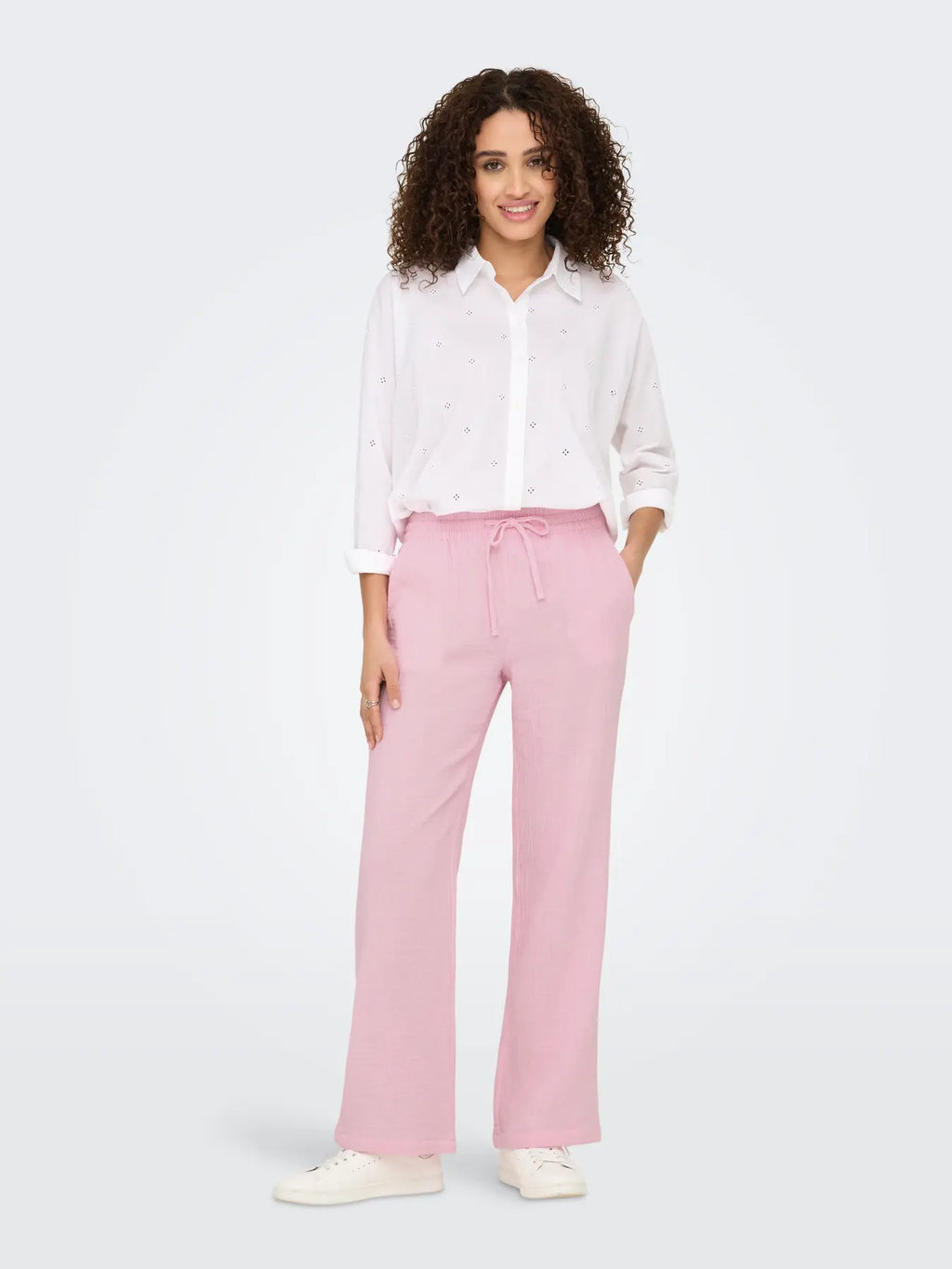 JDYTHEIS LIFE WIDE PANT- ROSA