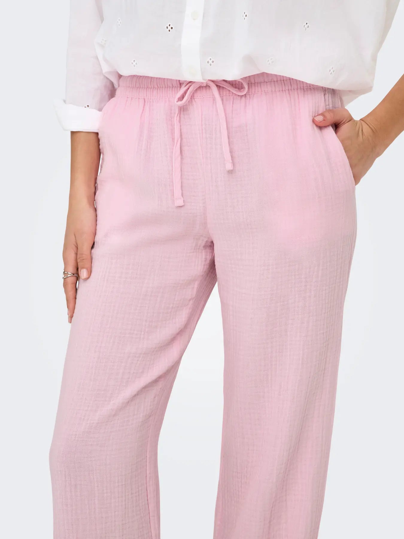 JDYTHEIS LIFE WIDE PANT- ROSA